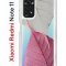 Чехол-накладка Xiaomi Redmi Note 11  (623778) Kruche PRINT Pink and white