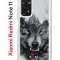 Чехол-накладка Xiaomi Redmi Note 11/Note 11S Kruche Print Волк