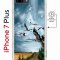 Чехол-накладка Apple iPhone 7 Plus (626141) Kruche PRINT Журавли