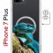 Чехол-накладка Apple iPhone 7 Plus (626141) Kruche PRINT Змея