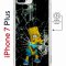 Чехол-накладка Apple iPhone 7 Plus (626141) Kruche PRINT Барт Симпсон