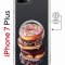 Чехол-накладка iPhone 7 Plus/8 Plus Kruche Magnet Print Donuts