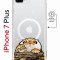 Чехол-накладка Apple iPhone 7 Plus (626141) Kruche PRINT тигр первый снег