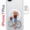 Чехол-накладка Apple iPhone 7 Plus (626141) Kruche PRINT Велосипедная прогулка
