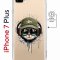 Чехол-накладка Apple iPhone 7 Plus (626141) Kruche PRINT Кот в наушниках