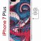 Чехол-накладка Apple iPhone 7 Plus (626141) Kruche PRINT Японская змея