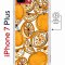 Чехол-накладка Apple iPhone 7 Plus (626141) Kruche PRINT Апельсины