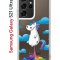 Чехол-накладка Samsung Galaxy S21 Ultra Kruche Print Flying Unicorn