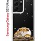 Чехол-накладка Samsung Galaxy S21 Ultra/S30 Ultra Kruche Print тигр первый снег