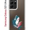 Чехол-накладка Samsung Galaxy S21 Ultra Kruche Print Акула