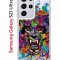 Чехол-накладка Samsung Galaxy S21 Ultra (594675) Kruche PRINT Colored beast