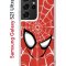 Чехол-накладка Samsung Galaxy S21 Ultra (594675) Kruche PRINT Человек-Паук красный