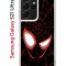 Чехол-накладка Samsung Galaxy S21 Ultra (594675) Kruche PRINT Человек-Паук черный