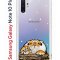 Чехол-накладка Samsung Galaxy Note 10+ Kruche Print тигр первый снег