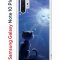 Чехол-накладка Samsung Galaxy Note 10+ Kruche Print Лунный кот