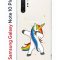 Чехол-накладка Samsung Galaxy Note 10+ Kruche Print Единорожка