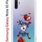Чехол-накладка Samsung Galaxy Note 10+ Kruche Print Ягодный микс