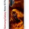 Чехол-накладка Samsung Galaxy Note 10+ Kruche Print Конь огонь