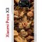 Чехол-накладка Xiaomi Poco X3 (593960) Kruche PRINT Котик с рыбками