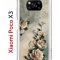 Чехол-накладка Xiaomi Poco X3/Poco X3 Pro Kruche Print Белая роза
