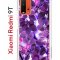 Чехол-накладка Xiaomi Redmi 9T (625951) Kruche PRINT Purple leaves