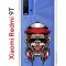 Чехол-накладка Xiaomi Redmi 9T (625951) Kruche PRINT Обезьяна с наушниками