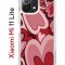 Чехол-накладка Xiaomi Mi 11 Lite/Mi 11 Lite 5G Kruche Print Сердечки