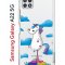 Чехол-накладка Samsung Galaxy A22s 5G (625952) Kruche PRINT Flying Unicorn