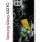 Чехол-накладка Samsung Galaxy A22s 5G (625952) Kruche PRINT Барт Симпсон