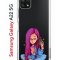 Чехол-накладка Samsung Galaxy A22s 5G (625952) Kruche PRINT Pink Hair