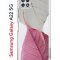 Чехол-накладка Samsung Galaxy A22s 5G (625952) Kruche PRINT Pink and white
