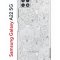 Чехол-накладка Samsung Galaxy A22s 5G (625952) Kruche PRINT Skull White