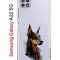 Чехол-накладка Samsung Galaxy A22s 5G (625952) Kruche PRINT Доберман