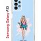 Чехол-накладка Samsung Galaxy A13 (630896) Kruche PRINT Fashion Girl