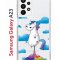 Чехол-накладка Samsung Galaxy A23 (630893) Kruche PRINT Flying Unicorn