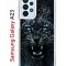 Чехол-накладка Samsung Galaxy A23 (630893) Kruche PRINT Дикий леопард