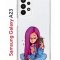 Чехол-накладка Samsung Galaxy A23 (630893) Kruche PRINT Pink Hair