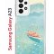 Чехол-накладка Samsung Galaxy A23 Kruche Print озеро цветов