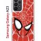Чехол-накладка Samsung Galaxy A23 (630893) Kruche PRINT Человек-Паук красный