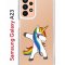 Чехол-накладка Samsung Galaxy A23 (630893) Kruche PRINT Единорожка