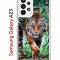 Чехол-накладка Samsung Galaxy A23 (630893) Kruche PRINT Крадущийся тигр