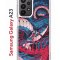 Чехол-накладка Samsung Galaxy A23 Kruche Print Японская змея