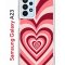 Чехол-накладка Samsung Galaxy A23 Kruche Print Сердце