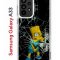 Чехол-накладка Samsung Galaxy A33 Kruche Print Барт Симпсон