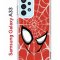 Чехол-накладка Samsung Galaxy A33 (630895) Kruche PRINT Человек-Паук красный