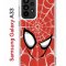 Чехол-накладка Samsung Galaxy A33 (630895) Kruche PRINT Человек-Паук красный