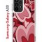 Чехол-накладка Samsung Galaxy A33 (630895) Kruche PRINT Сердечки