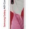 Чехол-накладка Samsung Galaxy A01 Core (593952) Kruche PRINT Pink and white