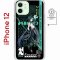 Чехол-накладка Apple iPhone 12  (598886) Kruche PRINT Xiao Genshin