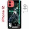 Чехол-накладка Apple iPhone 12  (598886) Kruche PRINT Xiao Genshin